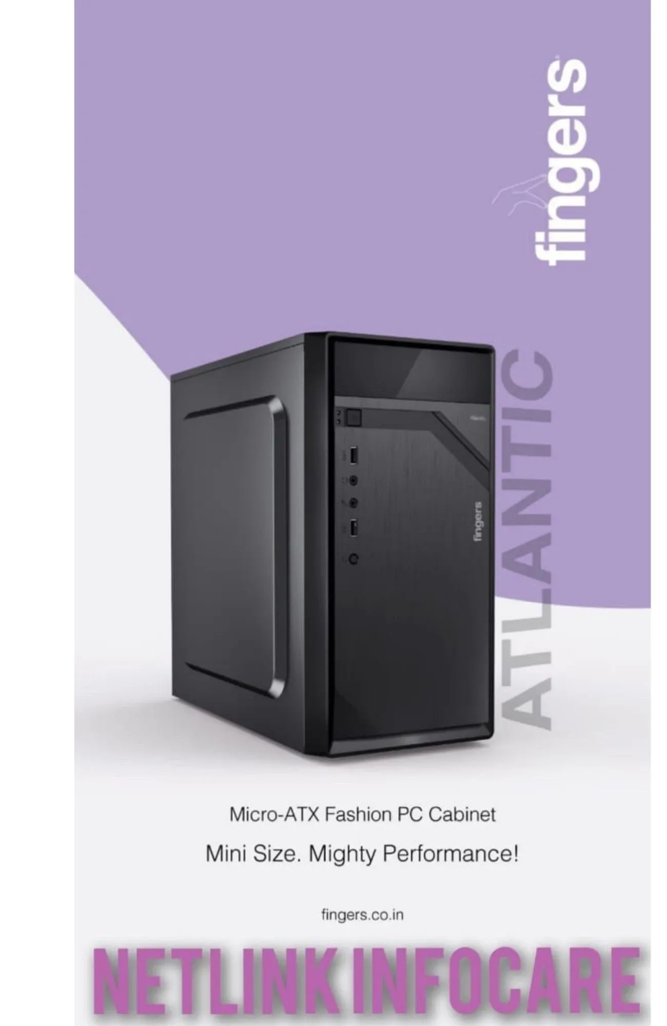 Fingers Micro-ATX Fashion PC Cabinet - Mini Size, Mighty Performance!