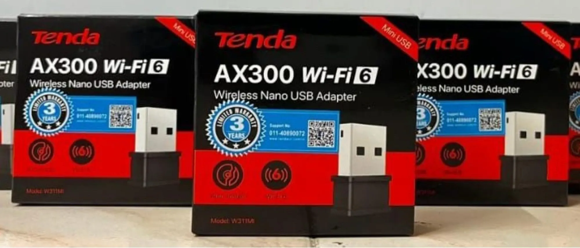 Tenda AX300 Wi-Fi 6 Wireless Nano USB Adapter – Compact & High-Speed Connectivity