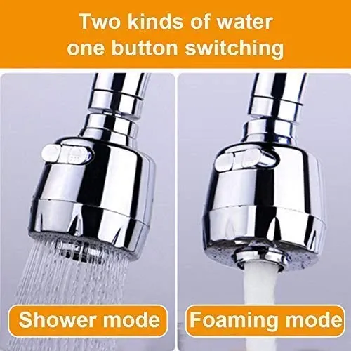 Stainless Steel 2 Mode 360 ​​Degree Rotating Kitchen Tap Shower Sprinkler | Water Faucet Kitchen Tap | Water Tap for Kitchen Sink | Flexible Tap for Kitchen Sink