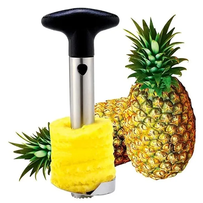 Stainless Steel Pineapple Cutter | Peeler Fruit | Peeler Slicer | Cutter Machine | Kitchen Cutter Knife