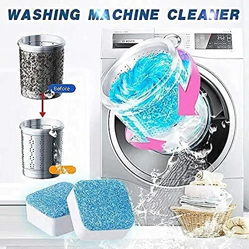 A Washing Machine Deep Cleaner Effervescent Tablets for All Company Front & Top Load Machines