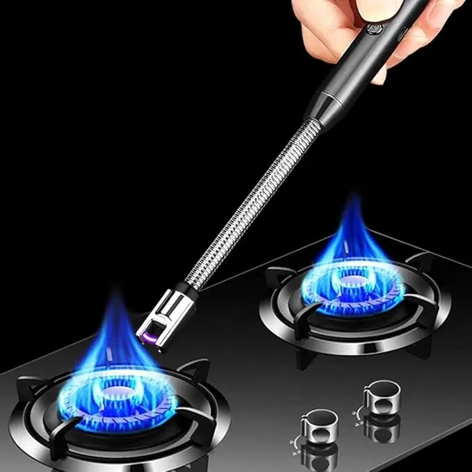 lectric Lighter for Candles Rechargeable Electric Gas Lighter for Home Use Candle Lighter Plasma Lighter Flameless Windproof USB Lighter