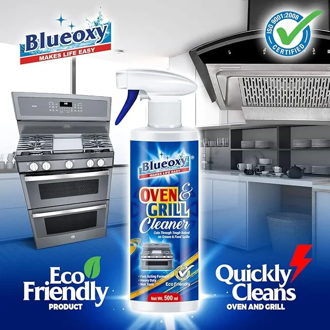 High Performance Oven & Grill Cleaner | BBQ Cleaner | Ceramic Grill Interiors | Drip Pans | BBQ Grill Grates | Ecological Construction | 500 ML
