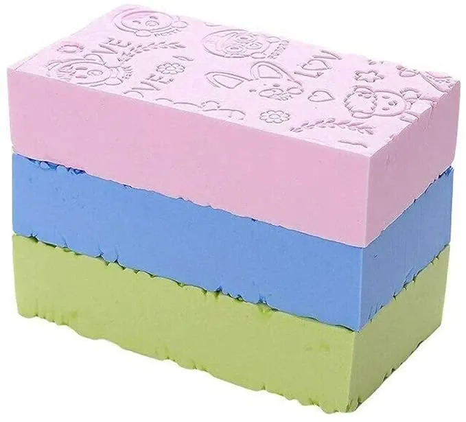 Professional Luxe Bath Sponge Bathing/Multi-Purpose Soft Loofah/Face N Body Scrubber Loufah for Men, Women & Kids