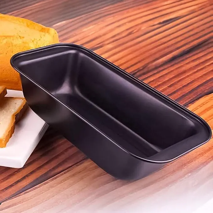 Loaf Tin for Baking Bread Non Stick Heavy Gauge Carbon Steel Aluminum Microwave Oven OTG Convection Rectangular Baking Bread Loaf Tray/Mould/Tin/Pan/Box for Cake Tray Mould