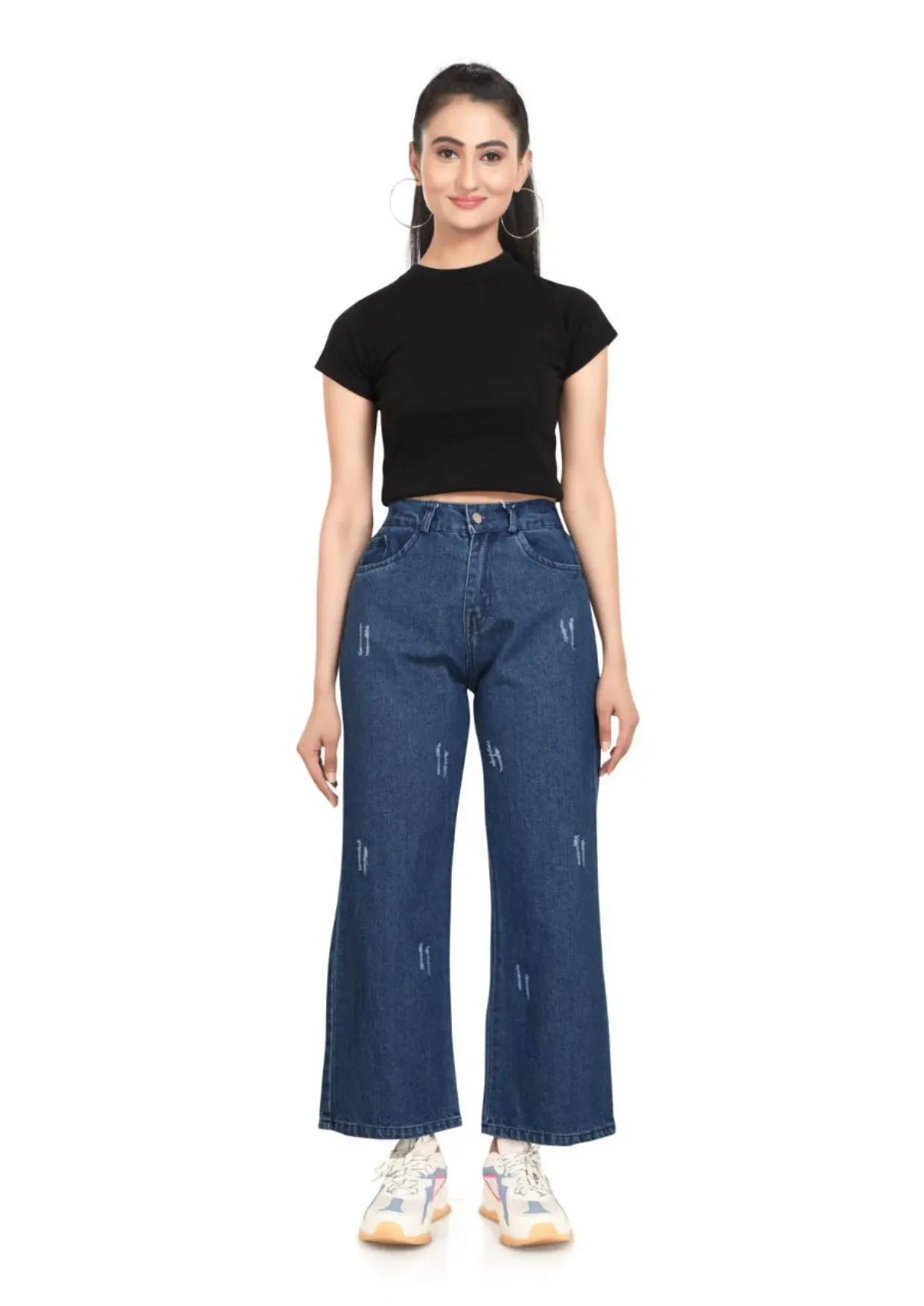 Step up your fashion game with our stylish Bellbottom Jeans.