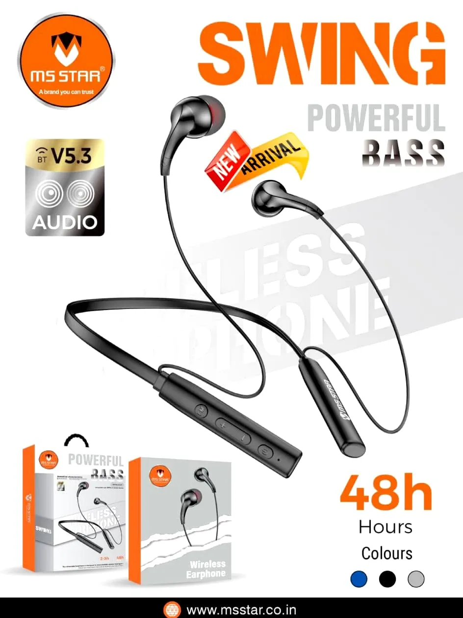 MS Star Swing Neckband earphone