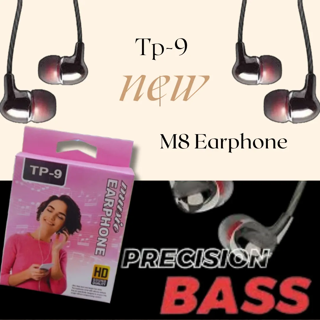 Tp-9 M8 Metal earphone