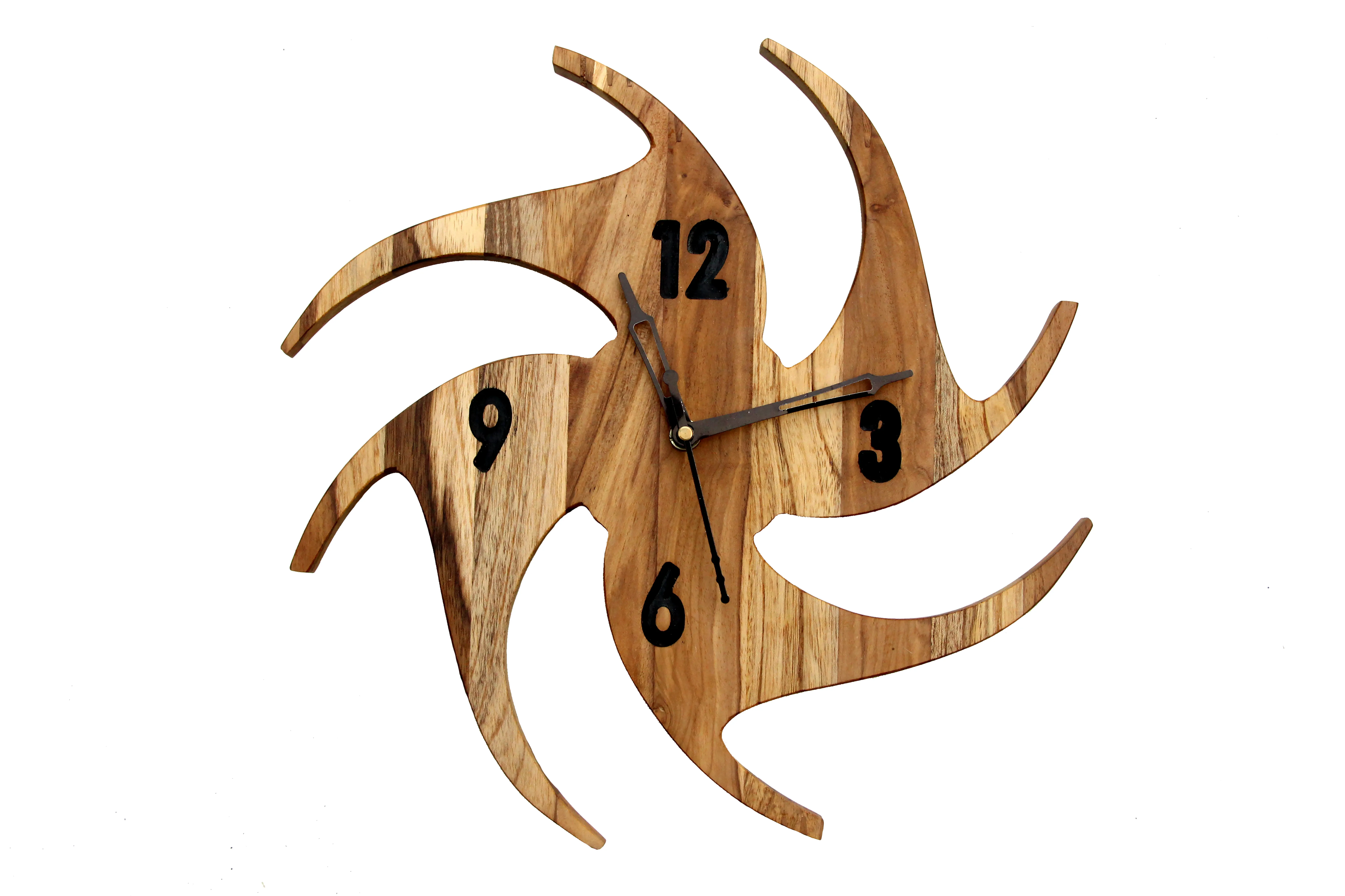 TEAK WOOD WALL CLOCK