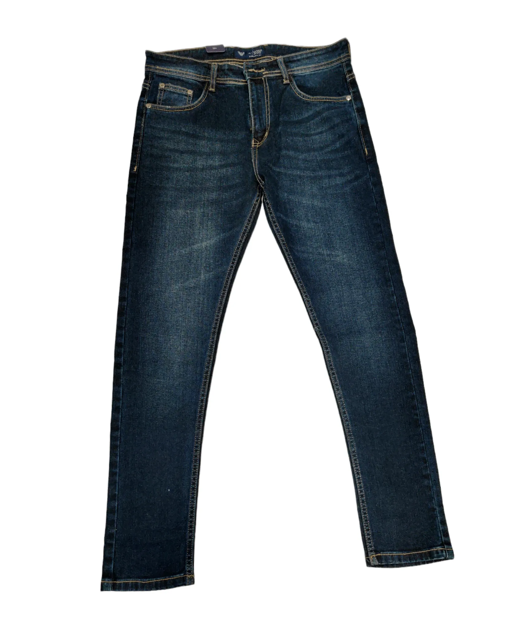 Urban Chic Solid Distressed Slim-Fit Jeans