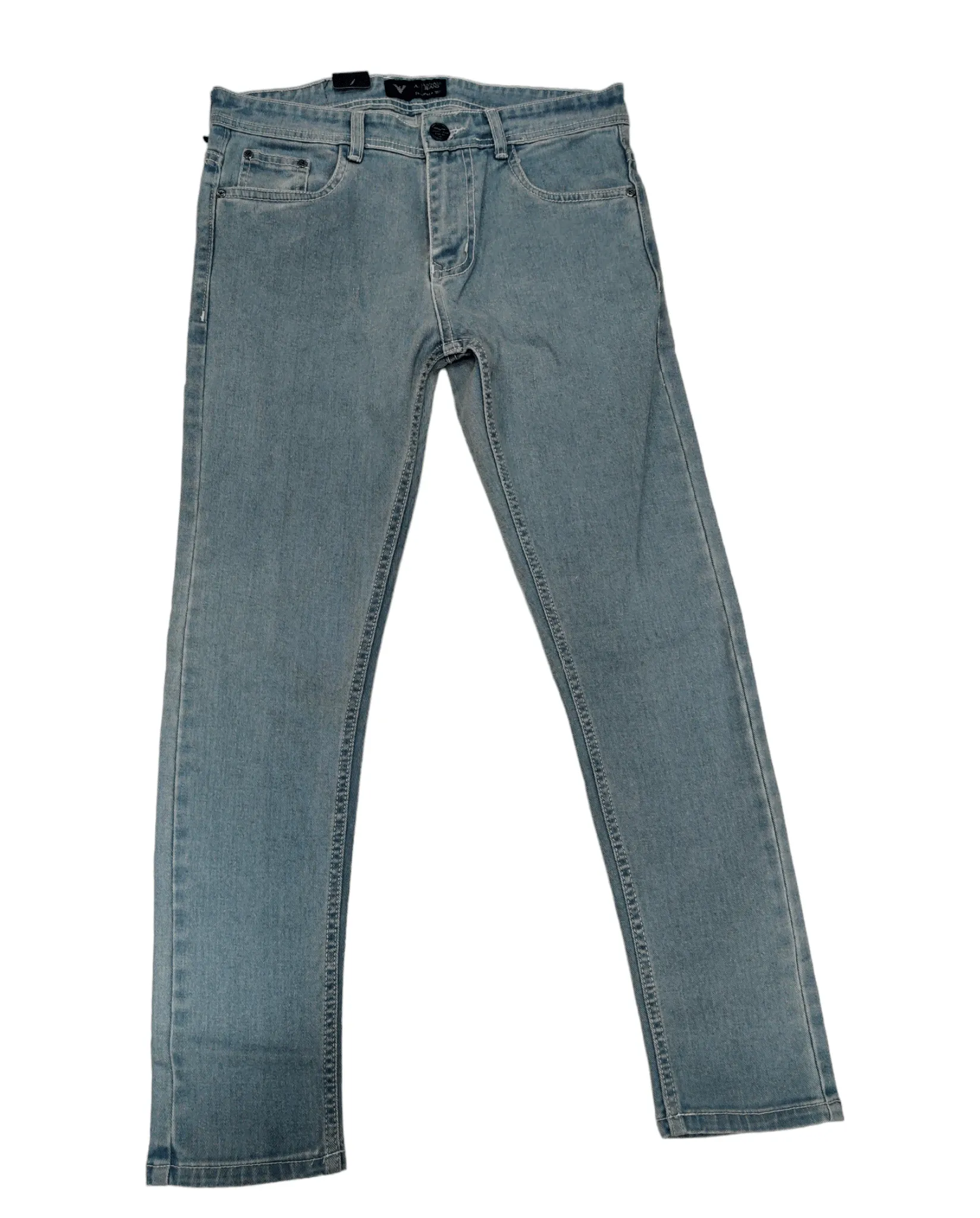 Effortlessly Cool Solid Distressed Slim-Fit Jeans