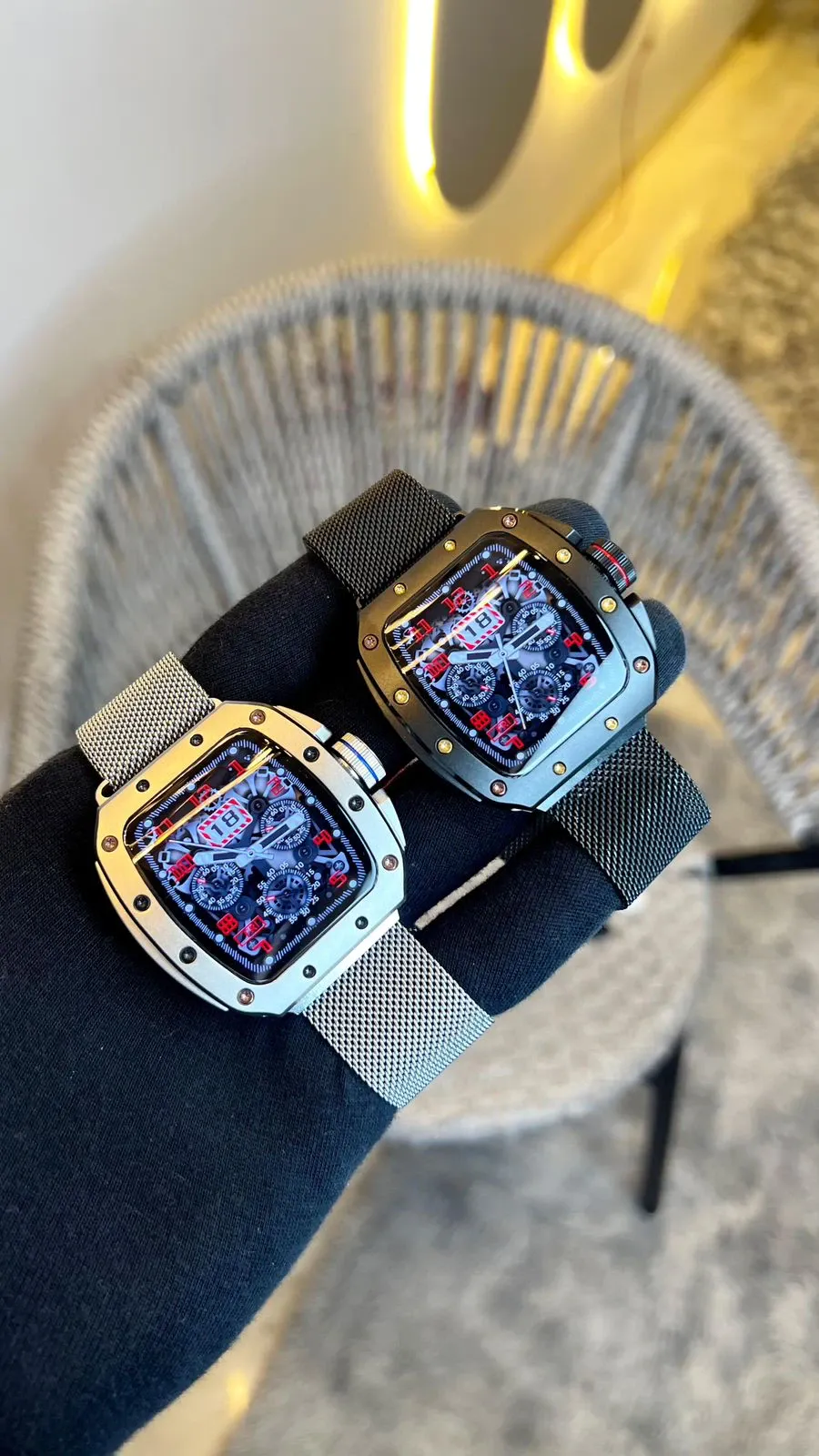 V68 AMOLED Calling Smart Watch