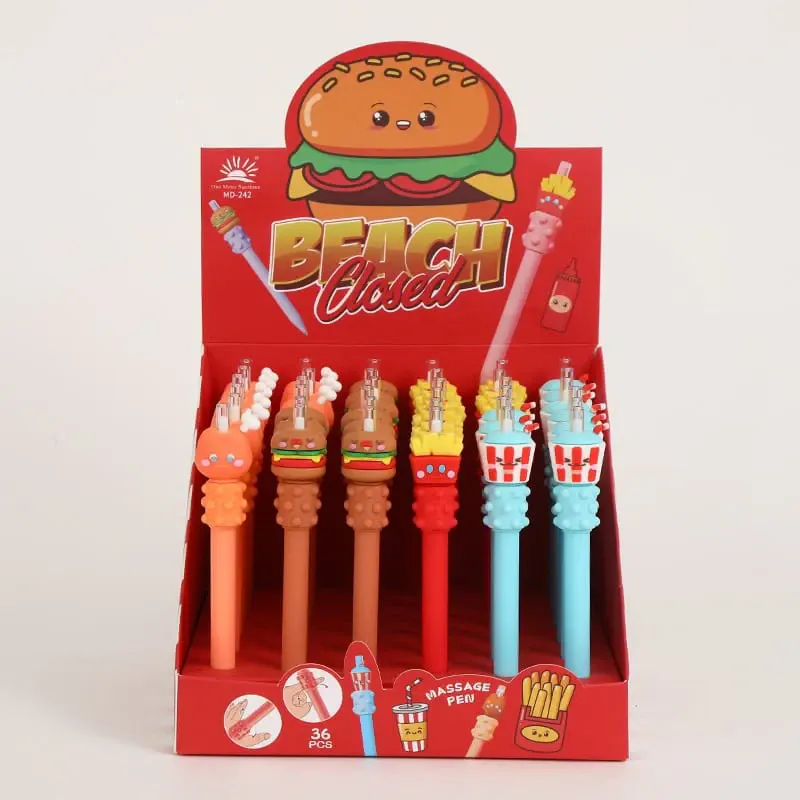 FANCY FASTFOOD PENS FOR STUDENT (12 PCS SET)