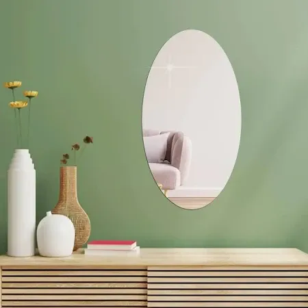 OVAL SHAPE STICKER MAGIC MIRROR (BIG SIZE)