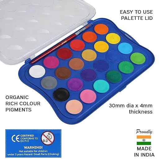 WATERCOLOURS CAKES (24 PCS )