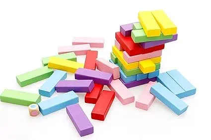 WOODEN COLOR ZENGA BUILDING BLOCK
