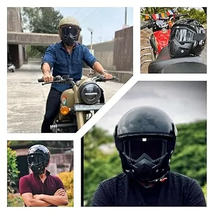 MOTORCYCLE GOGGLE FACE MASK
