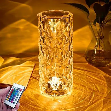 WIRELESS CRYSTAL LAMP WITH REMOTE