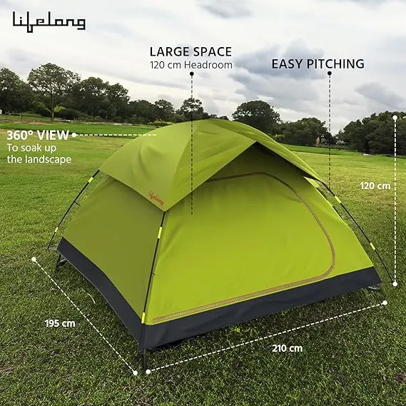 (3-PERSON) PORTABLE WATERPROOF OUTDOOR TENT