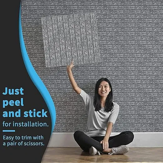 SELF ADHESIVE 3D FRAMES PATTERN WALLPAPER(45*1000CM)