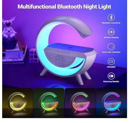G SPEAKER LAMP & ALARM CLOCK WITH CHARGER