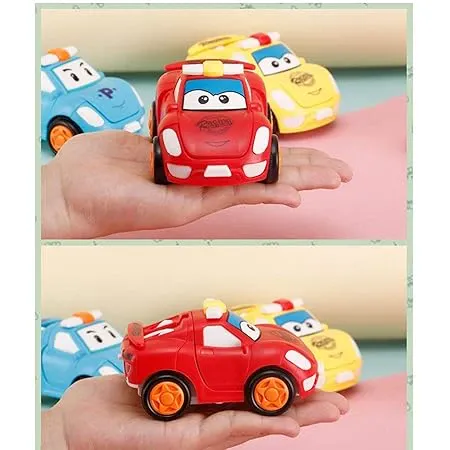 PULL PUSH BACK ACTION ROBOT CAR TOY