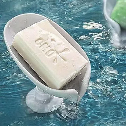 NEW LEAF DRAINAGE SOAP STAND HOLDER