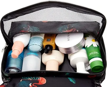 NYLON HANGING TOILETRY COSMETIC BAG