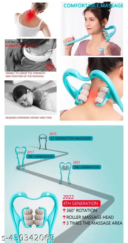NECK MASSAGER ROLLER (3 ROLLER)